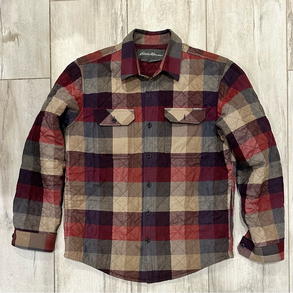 Eddie Bauer Insulated Shirt Jacket - Picture 1 of 3
